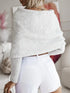 'Laurel' Long Sleeve Cropped Knit Top - Celes Fashion